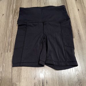 Black Everyday Bike Shorts with Pockets - Size Small (S)